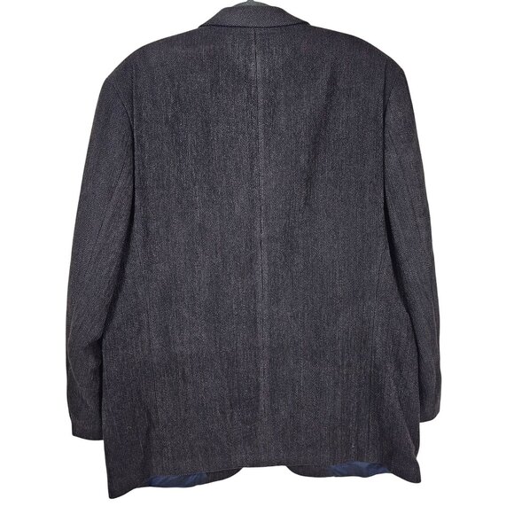 Hugo Boss Neiman Marcus Wool Blazer 46R Brown Ventless Office Quiet Luxury USA - Picture 2 of 15